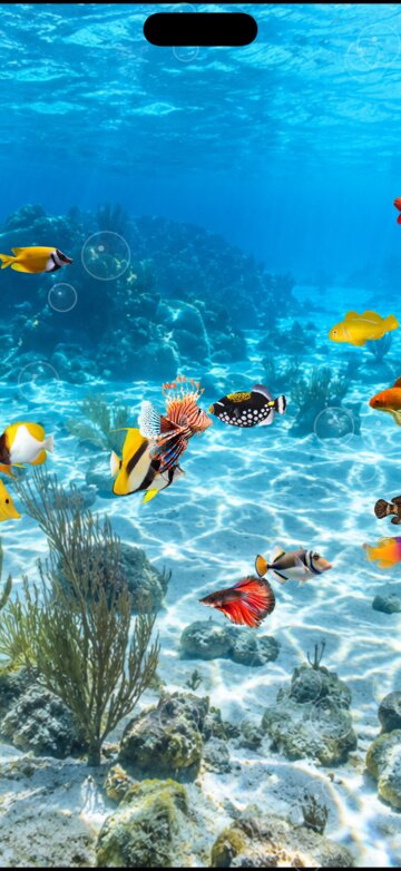 iPhone aquarium